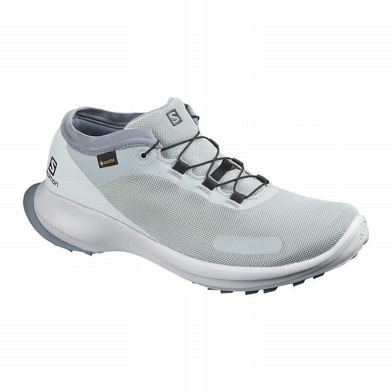 SALOMON SENSE FEEL GTX Philippines - Men's Trail Running Shoes - Grey | 631740-MSG